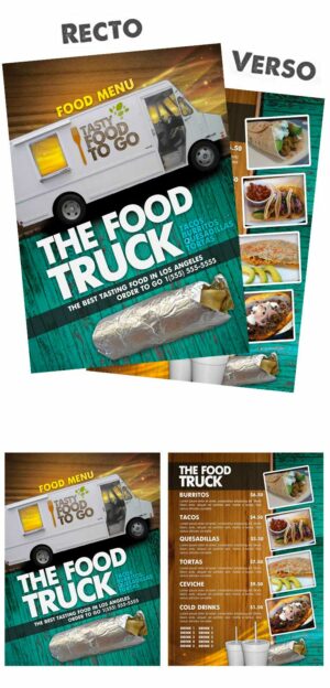 Food Truck Menu Flyer 3