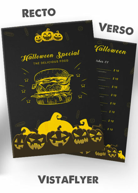 Halloween Special Restaurant Food Menu