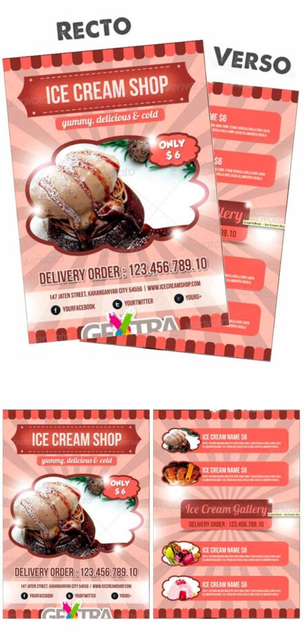 Ice Cream Shop Flyer