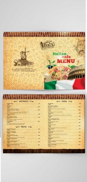 Italian Menu 1