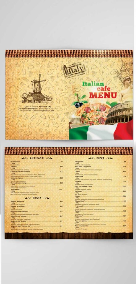 Italian Menu 1