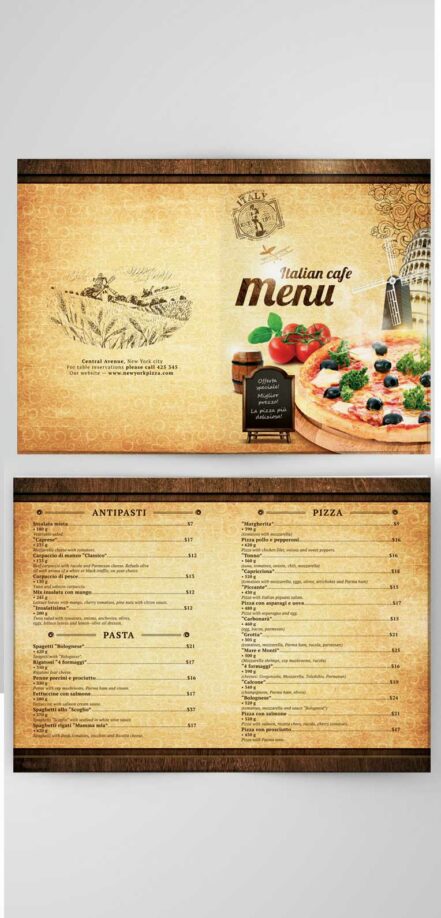 Italian Menu 2