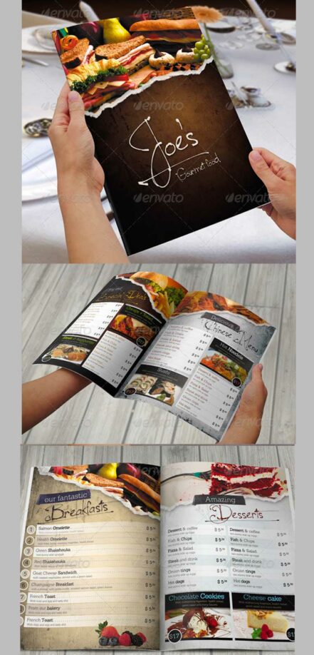 Multipurpose Restaurant Menu