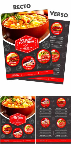 Restaurant Food Menu Flyer 2