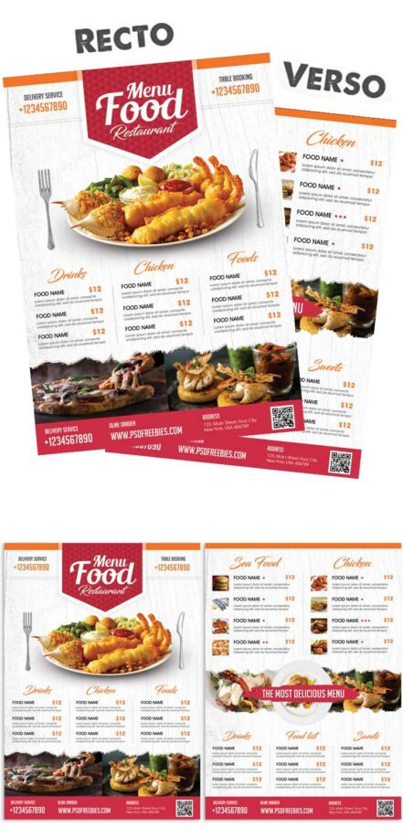 Simple Food Menu Flyer T1