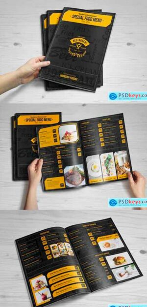 Special Food Menu Brochure