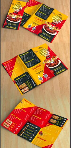 Trifold Brochure Restaurant 10