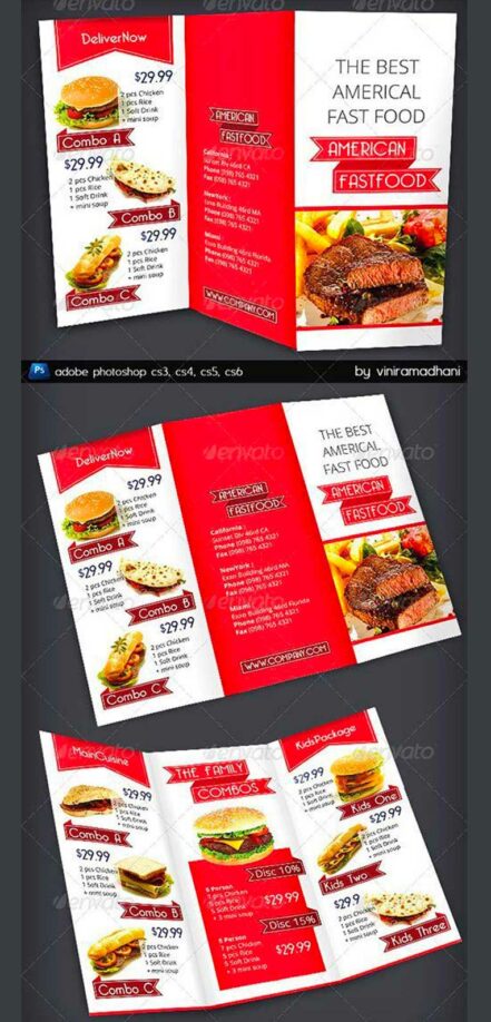 Trifold Brochure Restaurant V2