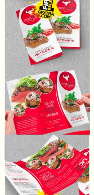 Trifold Brochure Steak House