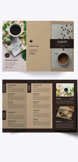 Trifold Restaurant Menu 9