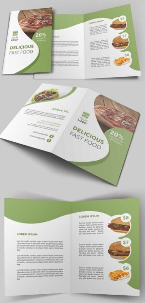 Bifold Brochure Fast Food 3