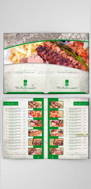 Bifold Brochure The Restaurant A5