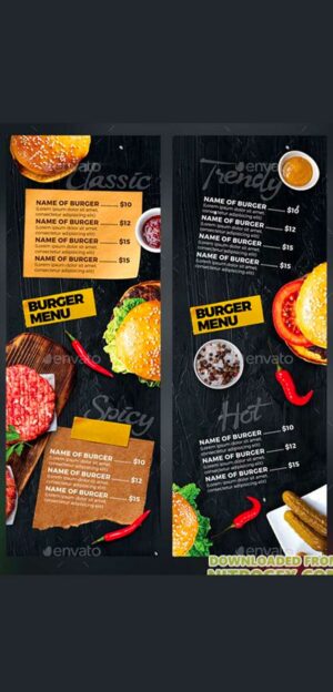 Burger Menu 5