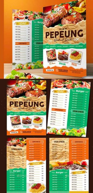 Colorfull Cafe Menu 14