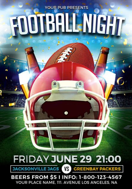 Football Night Flyer 3