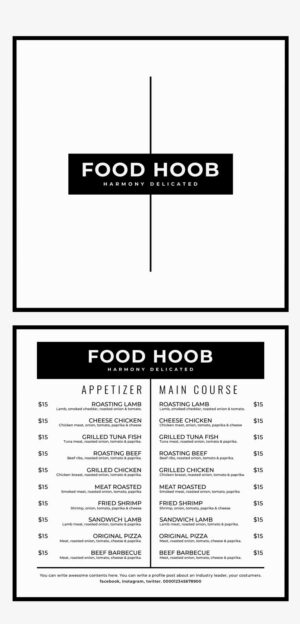 Square Food Menu 04