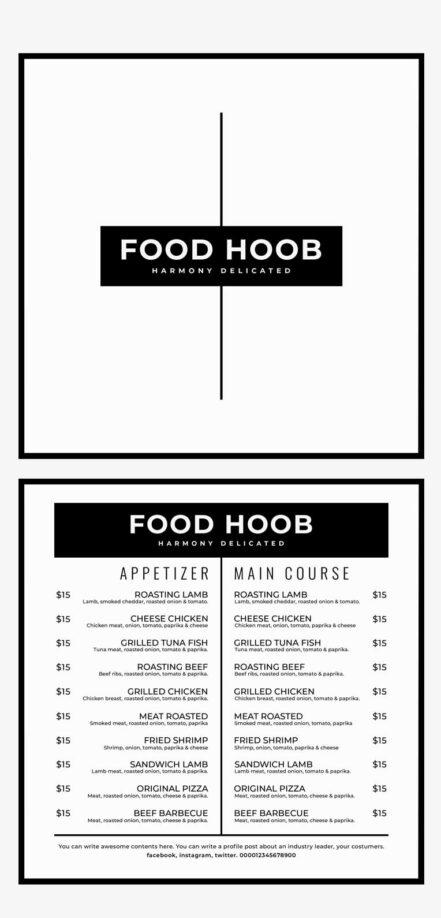 Square Food Menu 04