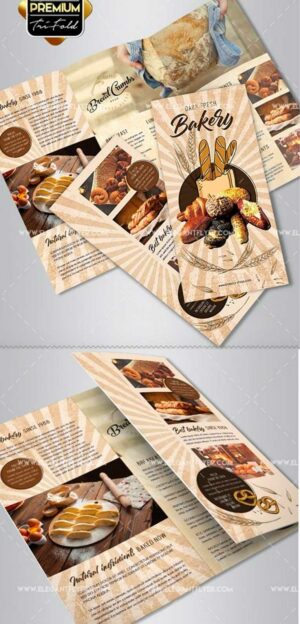 Trifold Brochure Bakery 2