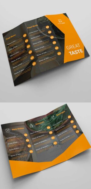 Trifold Brochure Coffee 3