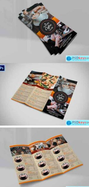 Trifold Brochure Coffee Menu 4