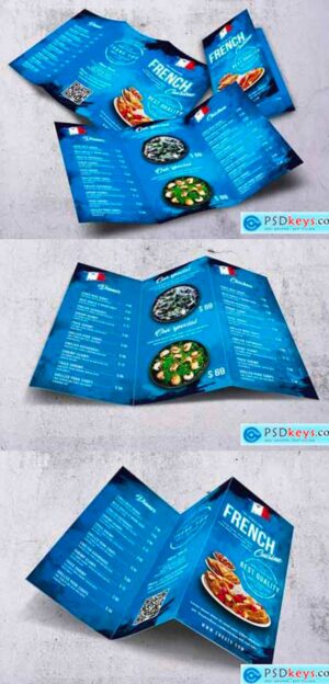 Trifold Brochure French Cuisine 1